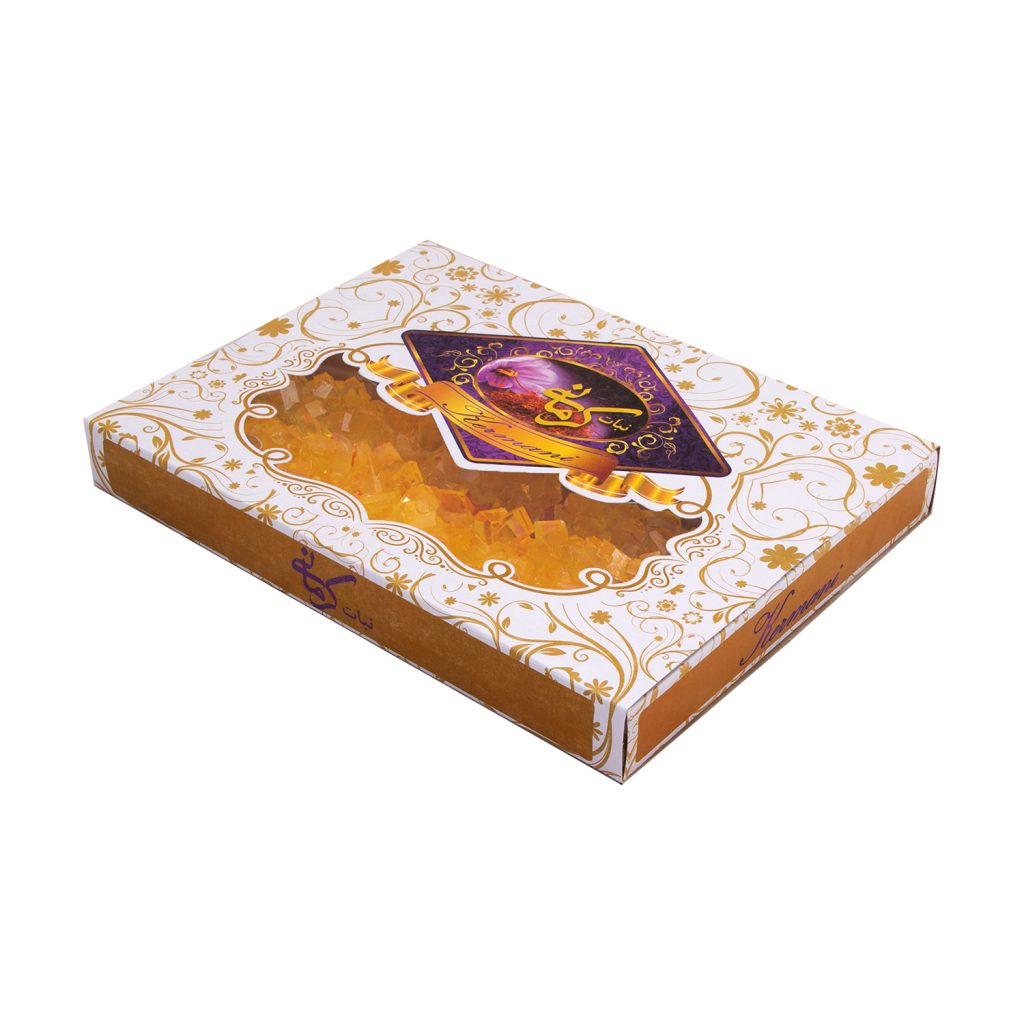 Boxed Saffron String Rock Candy Kermanigaz Company